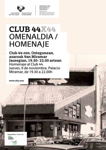 club 44 homenaje
